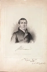 Johann Baptist Cramer grabado por J. Thomson, 1826